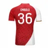 23 24 Golovin som Monaco Soccer Jerseys 2023 2024 Boadu Ben Yedder Minamino Football Shirt Volland Embolo Disasi Fofana Home Kids Full Kits 16-XXL