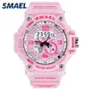 SMAEL Femme Montres Sports En Plein Air LED Montres Horloges Numériques Femme Armée Montres Militaire Grand Cadran 1808 Femmes Montre Étanche333e