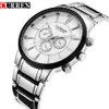 CURREN montre rétro Design mode plein acier Quartz mâle horloge nouveaux hommes sport montres-bracelets livraison directe Relogio Masculino Reloj Homb301V