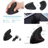 Mäuse Vertikale drahtlose Maus wiederaufladbare ergonomische Gaming Muse 2,4 G optische Mause für PC Laptop Notebook Computer Drop Lieferung Com Dh65C