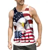 Débardeurs pour hommes Tropiques Hawaiian Beach Top Impression 3D Séchage rapide Gym Vêtements Hommes Gilet Sports Undershirt Streetwear Basketball Y2k