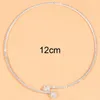 Pendant Necklaces Stonefans Fashion Heart Collar Choker Necklace for Women Simple Open Torques Jewelry Accessories 230714