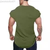 Mannen T-Shirts Nieuwe Zomer Japanse Mouw t-shirt Mannen Fitness Cartoon Gym Kleding slim fit t-shirt Verlengde Scallop zoom tshirt L230713