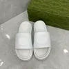 2023 New style Slippers Sandal Sliders Macaron thick bottom non-slip soft bottom fashion G house slipper women wear beach flip-flops INS