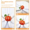 Ensembles de vaisselle Accessoires Boucle de serviette Boucles de dessin animé Thanksgiving Pumpkin Ring Fermoirs Décorations de table