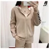 Dames Truien 2022 Dames Herfst Winter Tweedelige Sets Slim Fit Gebreide Designer Vest Trui Gebreide Kleding Drop Levering Dhv0P