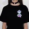Женская футболка Omori Tee Women Lummer Streetwear Графическая футболка женская манга японская забавная одежда 230714