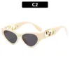 Fen Black Designer Sunglasses Ff Glasses Lentes De Sol Retro Western Sunglasses Vintage Full Frame Cat Eye Eyeglass