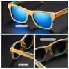 Sunglasses Skateboard Wooden Bamboo Sunglasses Polarized Women's New Designer Wooden Sunglasses UV Lens S3834 Z230720