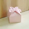 Opakowanie prezentów 50pcs Creative Wedding Candy Box Hollow Party Favor for Anniversary Birthday (Pink)