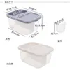 Storage Bottles Kitchen Items Rice Container Plastic Moisture Food Box