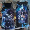 Camisetas sin mangas para Hombre Final Fantasy Xvi 3D Impreso Ropa Mujer Moda Casual Streetwear Camisetas de gran tamaño Sin mangas Ropa Hombre