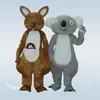 Mascot Costumes Adult Lovely Koala Kangaroo Custom Made Mascot Fancy Dress Animal Party273y