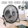 Elektrische fans DC 5V Mini USB Cooler Desk Fan 180 Degree roteerbare fan Summer Fashion Portable Desktop Cooling -fans voor notebook laptop computer