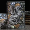 3D Dragon A5 Notebook Vintage w stylu europejskim zagęszczony PU skórzany notatnik Business Business Prezent