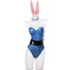 LOL KDA Ahri Cosplay Kostuum Bunny Girl Uniform voor Halloween Party242u