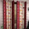 カーテンモダンな花柄のプリント糸Tulle for Living Room Window Home Garden Decor