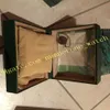 Proveedor de fábrica Cajas de reloj de lujo Verde con Boxbag GMT 116610 114060 116655 116713 116618 Caja de reloj Papeles Tarjeta Monedero CajasCa213i