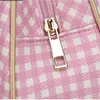 Vivi Bag Designer Bolsa Feminina Nova Saturno Ombro Rosa Treliça Bolsa Crossbody Alça Removível