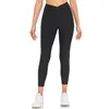 Active Pants Li-Fi Leggings Yoga High midjan Gym Sport Kvinnor Fitness Kvinnlig Leging Running Trays Tights