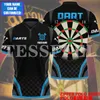 Herr t-shirts anpassade namn sportspelare dart öl klubb tatuering 3dprint sommar casual polo dragkedja skjortor streetwear korta ärmar t-shirts new8 l230713