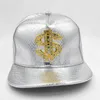 Ball Caps Doit Metal Golden dollar style men's Baseball Cap hiphop cap leather Adjustable Hats for men and women 230713