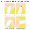 Vibrators 12 Frequency Rechargeable Silicone Banana Adult Orgasm Stimulator Masturbator Sex toys for Women Gay Vagina Anus Toys 230714
