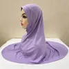 Etnisk klädmode Plain Islamic Undercaps Arab Khimar muslimska kvinnor hijab malaysia amira instand inre halsduk