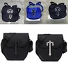 Carteras Titulares de tarjetas Bolsos de hombro Trapstar diseñador hombres mensajero bolsos bandolera Lujo Retro nylon negro Hombro Casual al aire libre A4