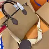 Top handle totes 9A quality designer the tote bag Shoulder bag Luxury handbag purses travel High capacity Shopper Bags brown flower Cross body beach pochette bags