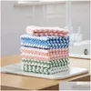 Cleaning Cloths Kitchen Rag Dishcloth Household Microfiber Non-Stick Oil Table Wipe Cloth Scouring Pad Drop Delivery Home Garden Hou Dhanv