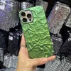 Luxury 3D Matte Plating Purple Foil Phone Case For iPhone 13 12 Mini 11 14 Pro Max XS XR X 7 8 Plus Cool Glitter Soft Back Cover L230619