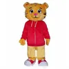 Verkoop als taarten Daniel Tiger Mascot Costume Daniel Tiger Fur Mascot Costumes250P