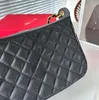 Loulou Black Crossbody Bag designer handväska axelväska kvinnor kuvert väska messenger väska mode sling väska kaviar klassisk högkvalitativ läder armhålväska 27 cm