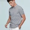 Мужские футболки летние вышитые бренды Hazzys Men's Polo Рубашки Популярные удобные высококачественные повседневные футболки с коротким рукавом с коротким рукавом L230713