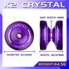 Yoyo Magicyoyo Отзывчивый для детей K2 Crystal Dual Acele Пластиковый йойо -новичок. Замена безрезультатного шарика 230713