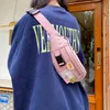 Waist Bags For Women Canvas Leisure Solid Color Fanny Pack Girls Cute Crossbody Chest Bag Belt Packs 230713