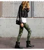 Jeans pour femmes 2019 Youaxon femmes S-XXXXL mode Camo armée vert jean moulant femmes Camo coupe crayon pantalon Z230717