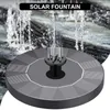 Garden Decorations 1 Set Eco-friendly High-power Add Bird Bath Pond Solar Powered Fountain Household Supplies