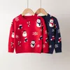 Nieuwe herfst en winter kinder kerst cartoon trui jongens en meisjes pullover trui