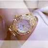 Armbandsur Relogio Feminino 2023 Kvinnor tittar på Gold Watch Ladies handled för Rhinestone Women's Armband Kvinna