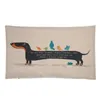 Pillow Case Creative Cartoon Dachshund Thick Linen Cotton Pillowcases Animal Sau Dogs Er 30X50Cm Drop Delivery Home Garden Textiles Dhnrj