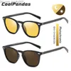 Sonnenbrillen CoolPandas 2023 Retro Damen Cat Eye Sonnenbrille Photopient Polarisierte Herren Sonnenbrille Daytime Night Vision Oculos gafas de sol mujer Z230719