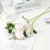 Decoratieve Bloemen 65mm Pioen Hoofd Zijde Kunstbloem Bruiloft Home Decor DIY Krans Plakboek Geschenkdoos Feestdecoratie