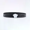 Designer Bb Simon Belt Ack Ceintures rayées Or Sier et Boucle Noire Mode Hommes Femmes Ceinture Largeur 3.8cm