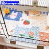 Small Animal Supplies Rabbit Floor Mat Pet Soffa Cushion Training Pad Four Seasons Universal Cage Cat Dog Sleeping Filt Staket Bunny 230713