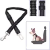 Dog Collars Pet Supplies Car Seat Belt Traction Retractable Buffer Elastic Reflective Safety Rope