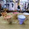 Новый стиль курить красочный керамика мороженое в стиле кальяна кальян кальян Шиша Портативный инновационный фильтр Bong Bong Boung Sigarette держатель DHL