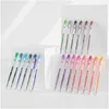 Gel Pen Set Glitter Stylos À Bille Pour Le Bureau De L'école Journaux Adultes Dessin Doodling Art Marqueurs Promotion