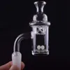 Korte Hals Quartz Banger Carb Cap set 25mm quartz nail 14mm 18mm Mannelijke Vrouwelijke Terp Platte top Bangers voor Dab Rigs Glazen Waterpijpen